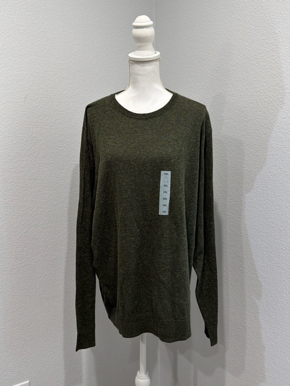 Old Navy Men's Long-Sleeve Crewneck Shirt - Olive